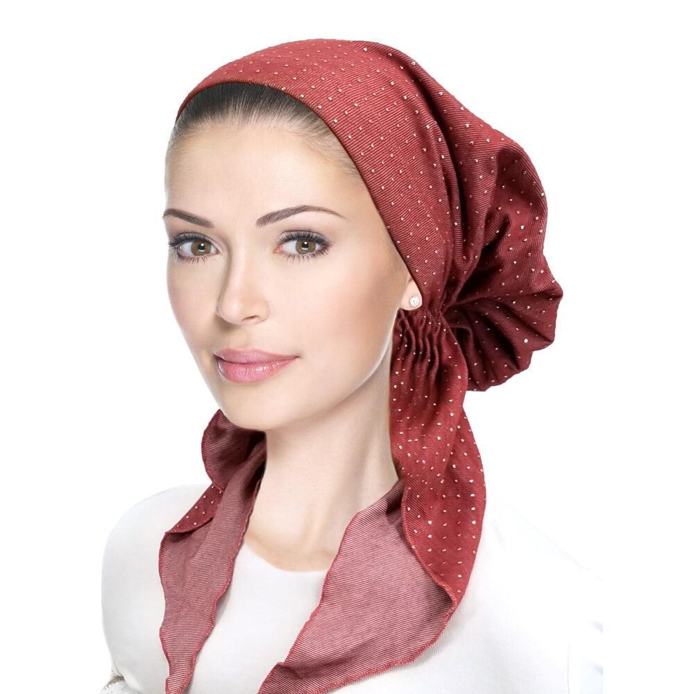 3602 Pretied Head Scarf Lightweight Pretied Bandana Tichel Head Scarves